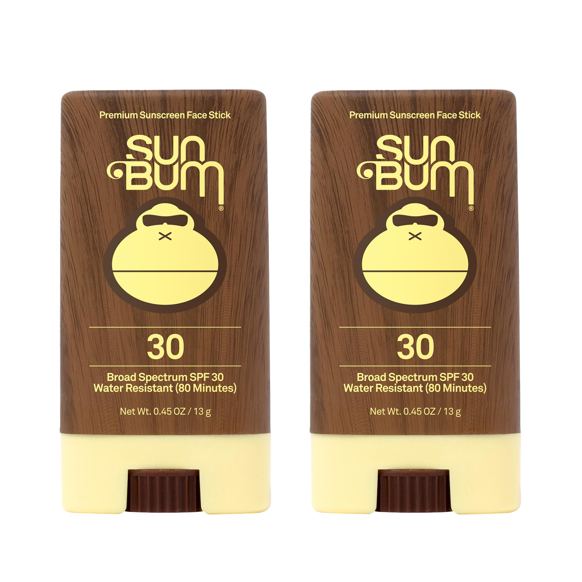 Sun Bum Original Spf 30 Sunscreen Face Stick Vegan and Hawaii 104 Act Compliant Octinoxate Oxybenzone Free Broad