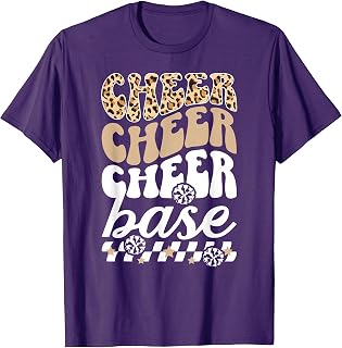 Cheer Base Groovy Cheerleader Base Cheerleading Base T-Shirt