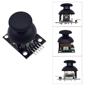 6PCS Dual-axis XY Joystick Sensor PS2 Game Controller Joystick Breakout Module Compatible with Arduino