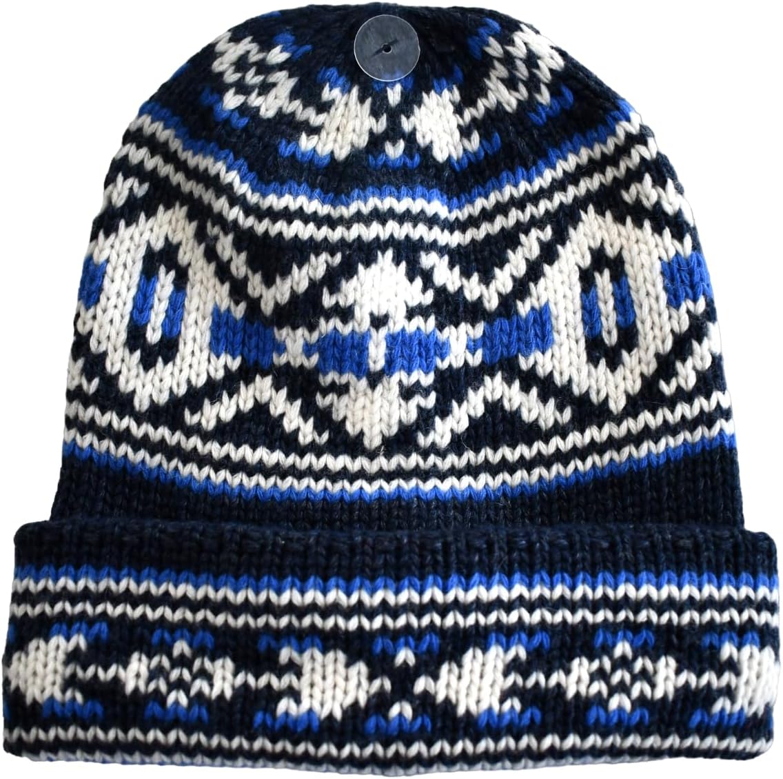 POLO RALPH LAUREN Mens Wool Blend Cuffed Beanie Blue Kuwait