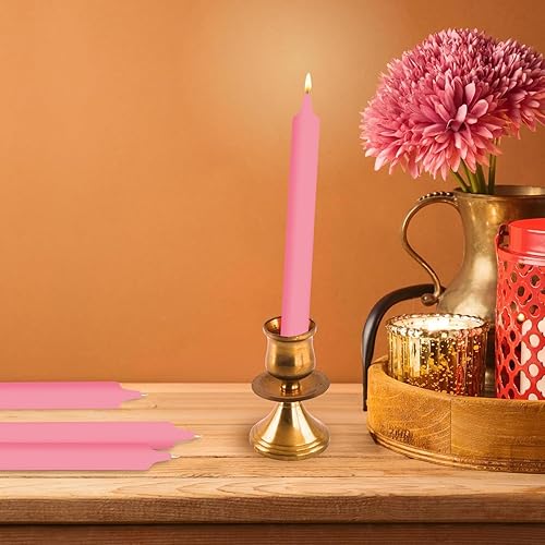 Miniatura 32 de Axiom Candles Velas altas sin goteo de 10 pulgadas sin perfume y sin humo, 9 horas de tiempo de combustión, velas cónicas para el hogar, cenas