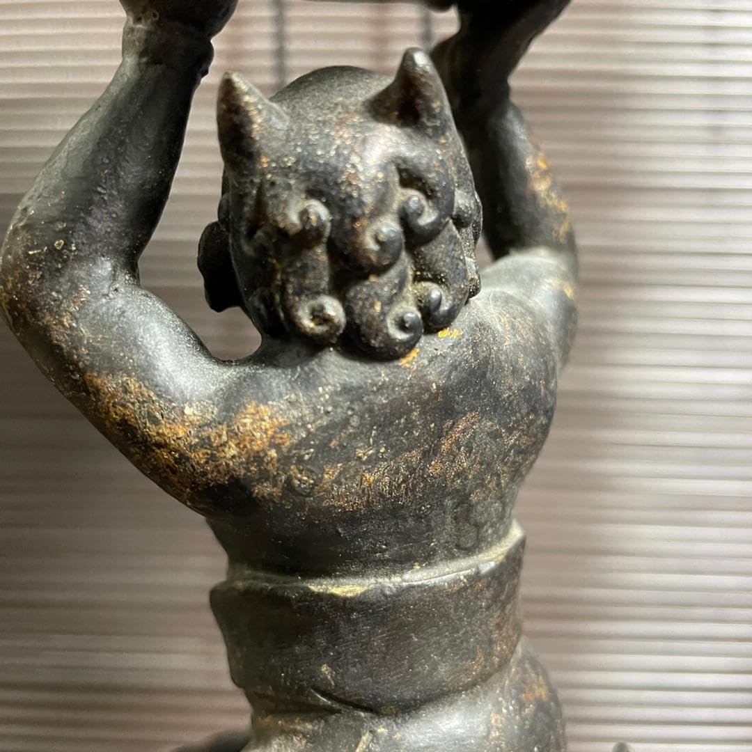 『天燈鬼』香炉　唐金　龍　江戸時代　骨董品 天燈鬼』香炉 唐金 龍 江戸時代 骨董品