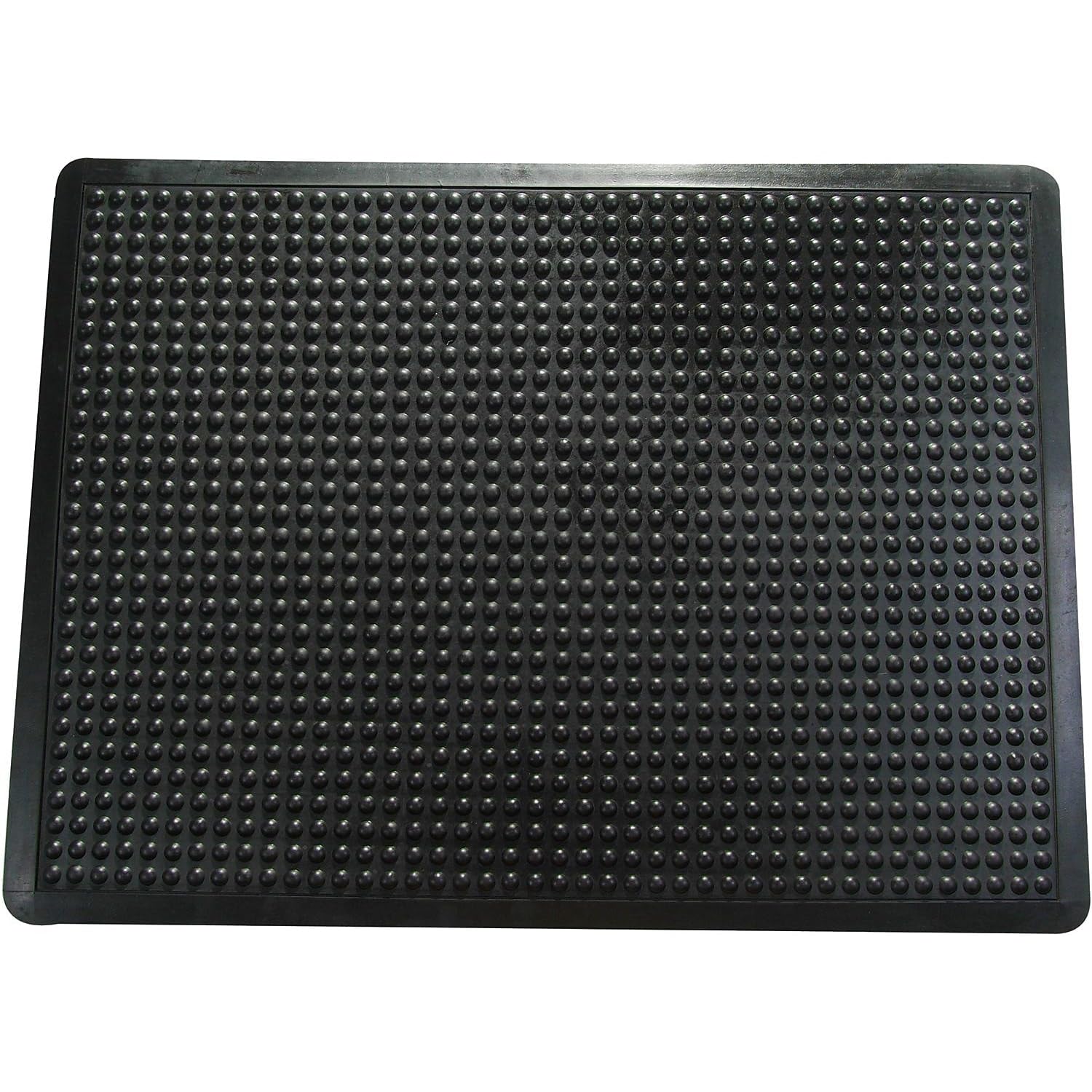 Doortex Anti-Ermüdungsmatte | Arbeitsplatzmatte "anti-fatiguemat" | 90 x 120 cm | aus 100 % Gummi | schwarz | rechteckig | mit Noppenstruktur