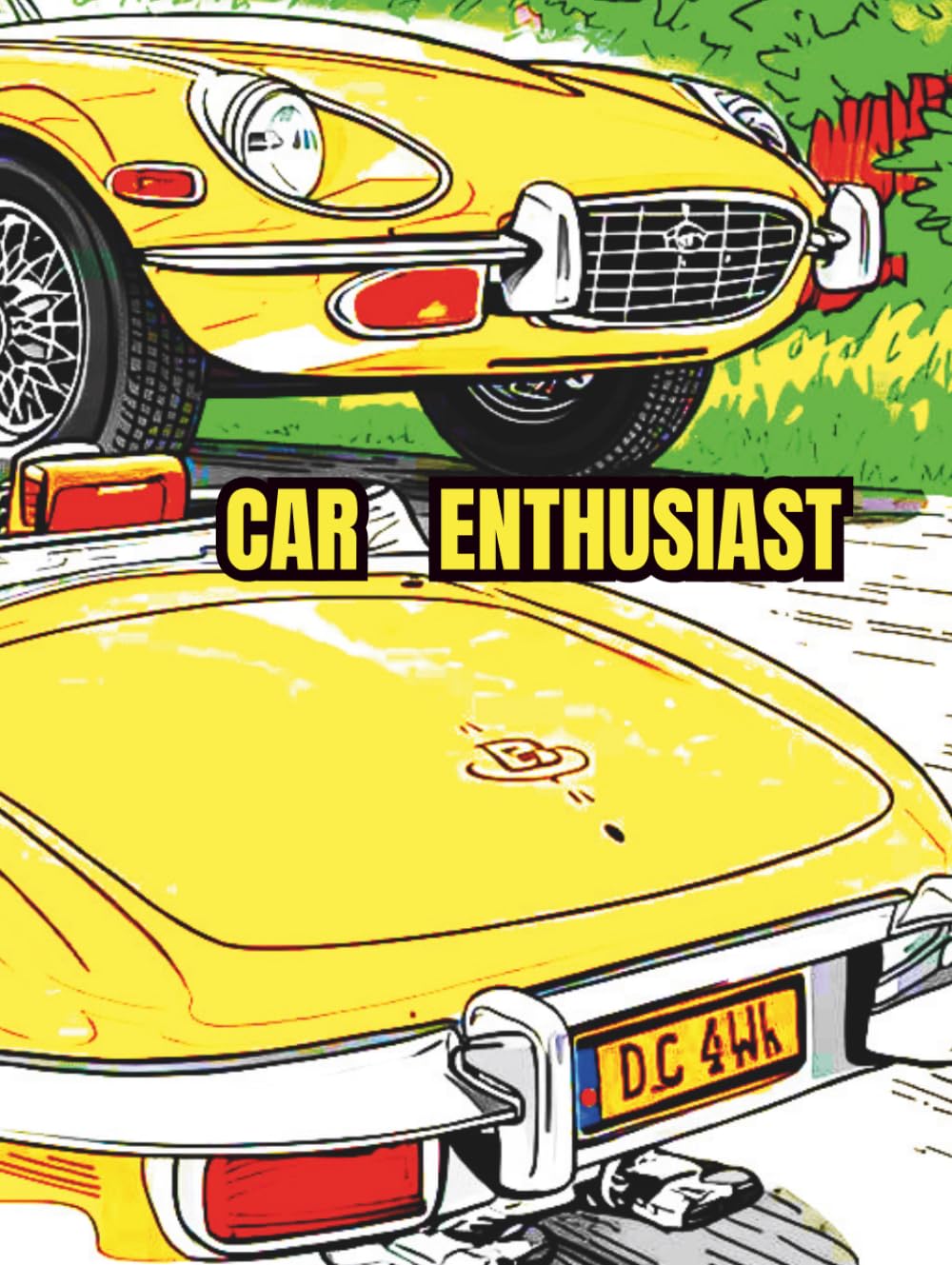 Car Enthusiast: If you like Automobiles this is the book for you. Simply open and add colour. (Cars for enthusiasts , Muscle Cars, Hot Rods and Torrid Roadsters.)