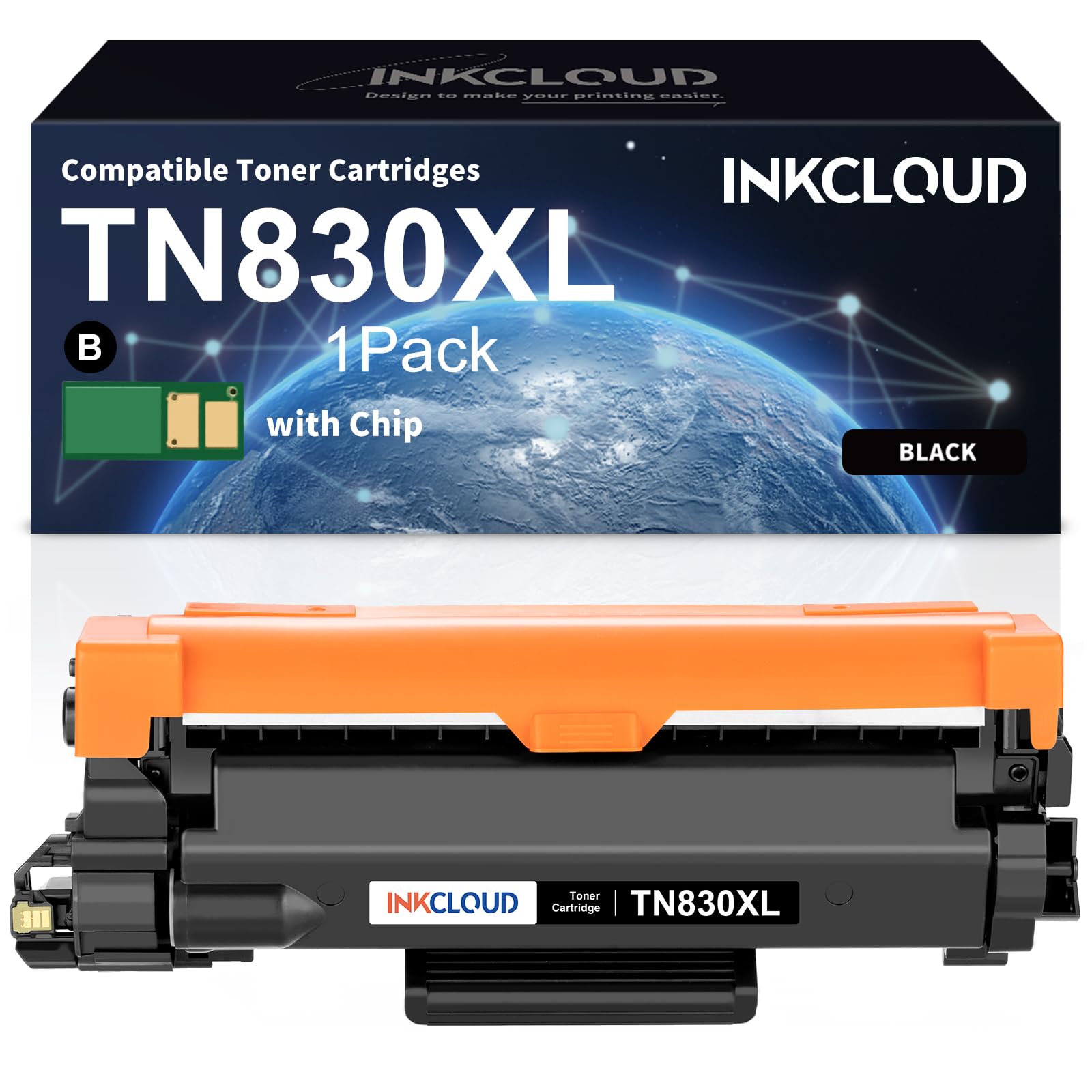 Sponsored Ad - TN830XL Black Toner Cartridge High Yield Replacement for Brother TN830 TN-830 TN830XL for HL-L2460DW DCP-L2640DW HL-L2405W HL-L2400D HL-L2480DW MFC-L2820DW MFC-L2820DWXL Broter Printer