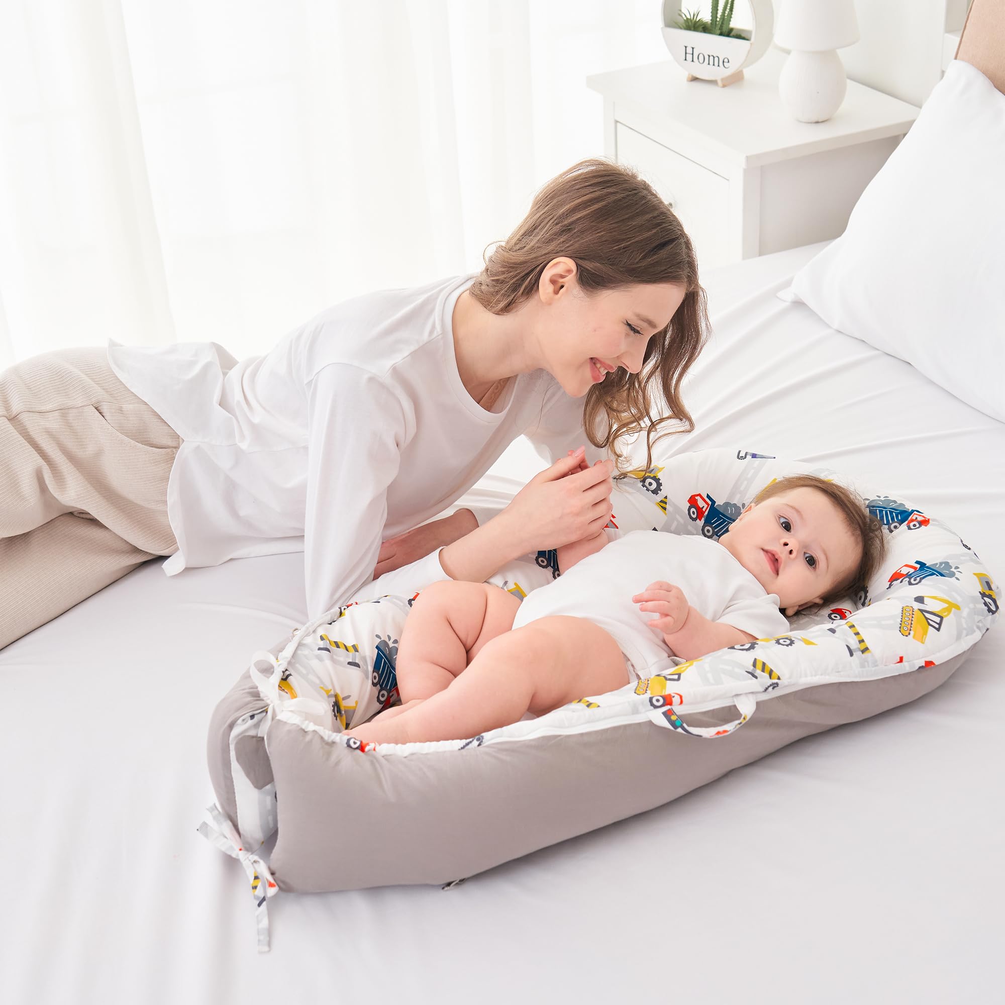 Viviland Baby Lounger, Bionic Design Baby Nest Sleeper Baby Lounger for ...