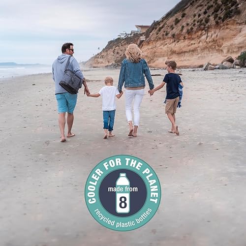 Miniatura 7 de CleverMade Leakproof Collapsible Insulated Cooler Bag, Portable Foldable Soft Side Tote Holds 183050 Cans, Lunch & Cold Beer, Use wReusable Freezer