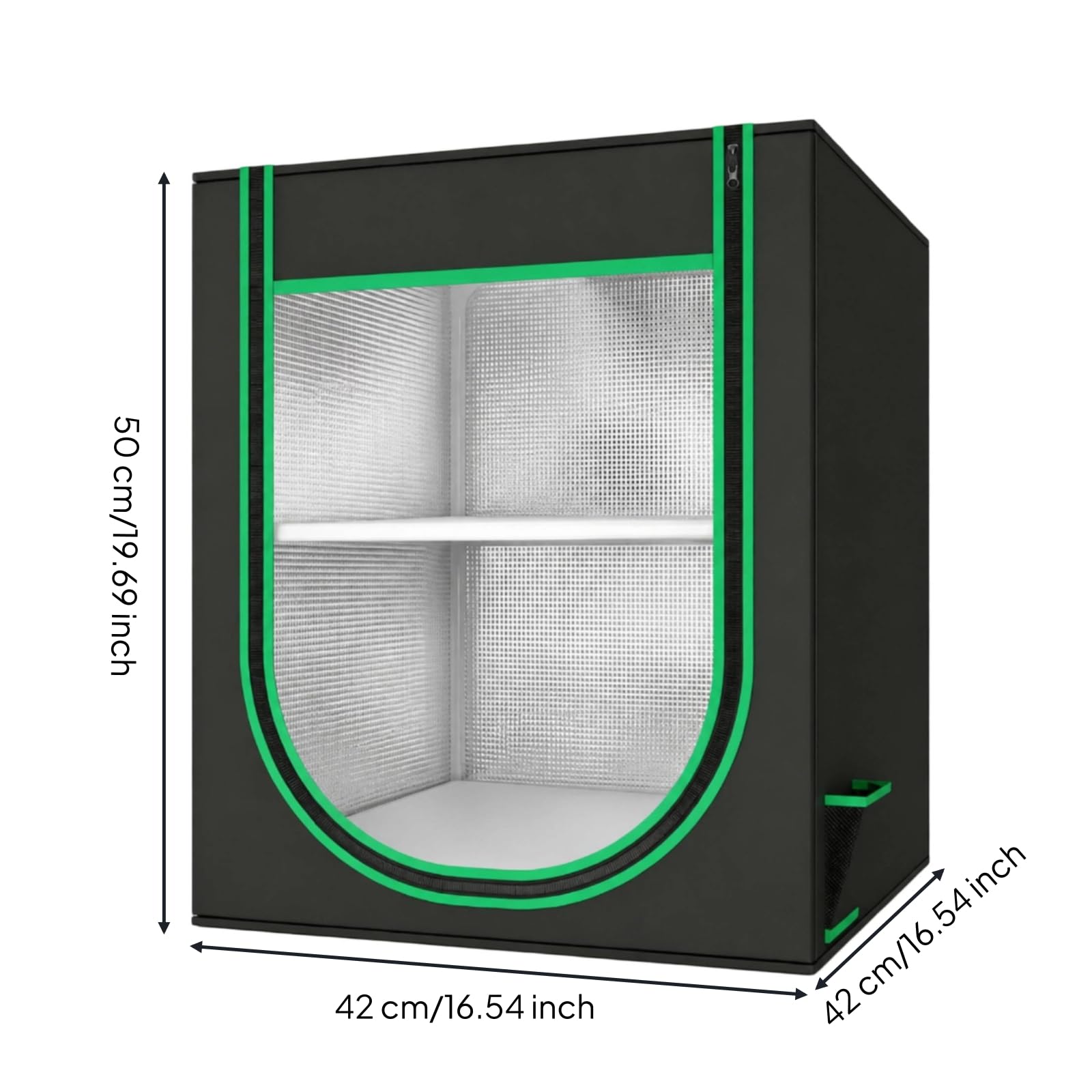 Filament-Aufbewahrungsbox mit Sichtfenster Doppelstöckig Spulenbox mit Deckel Feuchtigkeitsgeschützt Aufbewahrungsbox für Hobbyraum, Grün