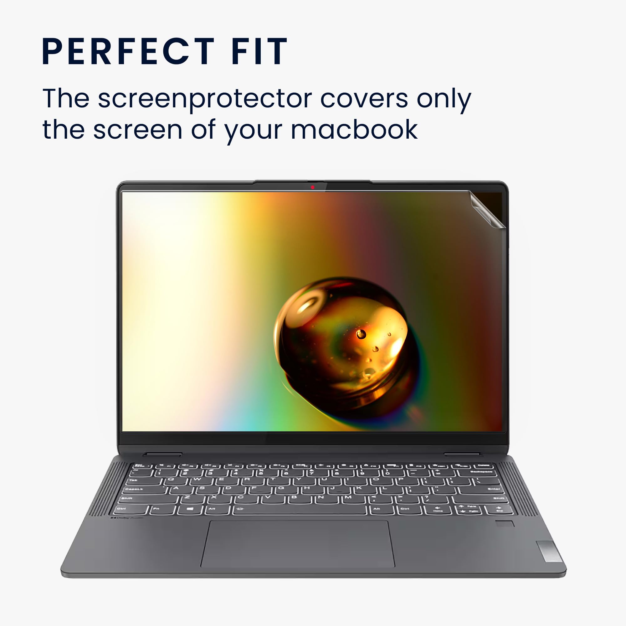 kwmobile Pellicola Protettiva per Display Compatibile con Lenovo IdeaPad Flex 5 14" - Pellicola Screen Cover Opaca antiriflesso con Effetto Anti-Impronte