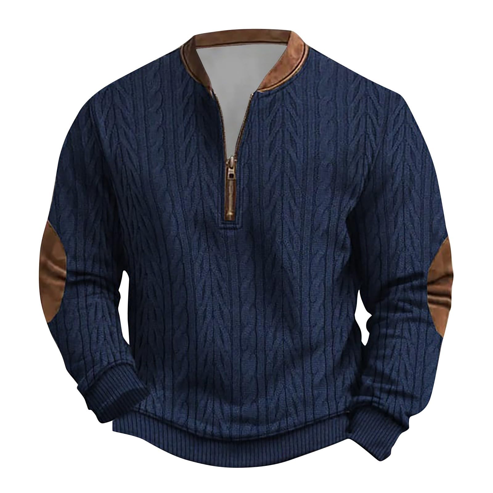 Herren Sweatshirt Langarm Winterpullover Herren Warm Weihnachtspullover Weihnachtspulli Lustig Crewneck Langarmshirt Arbeitswinterjacken Fleecejacke Hasenkostüm Erwachsene