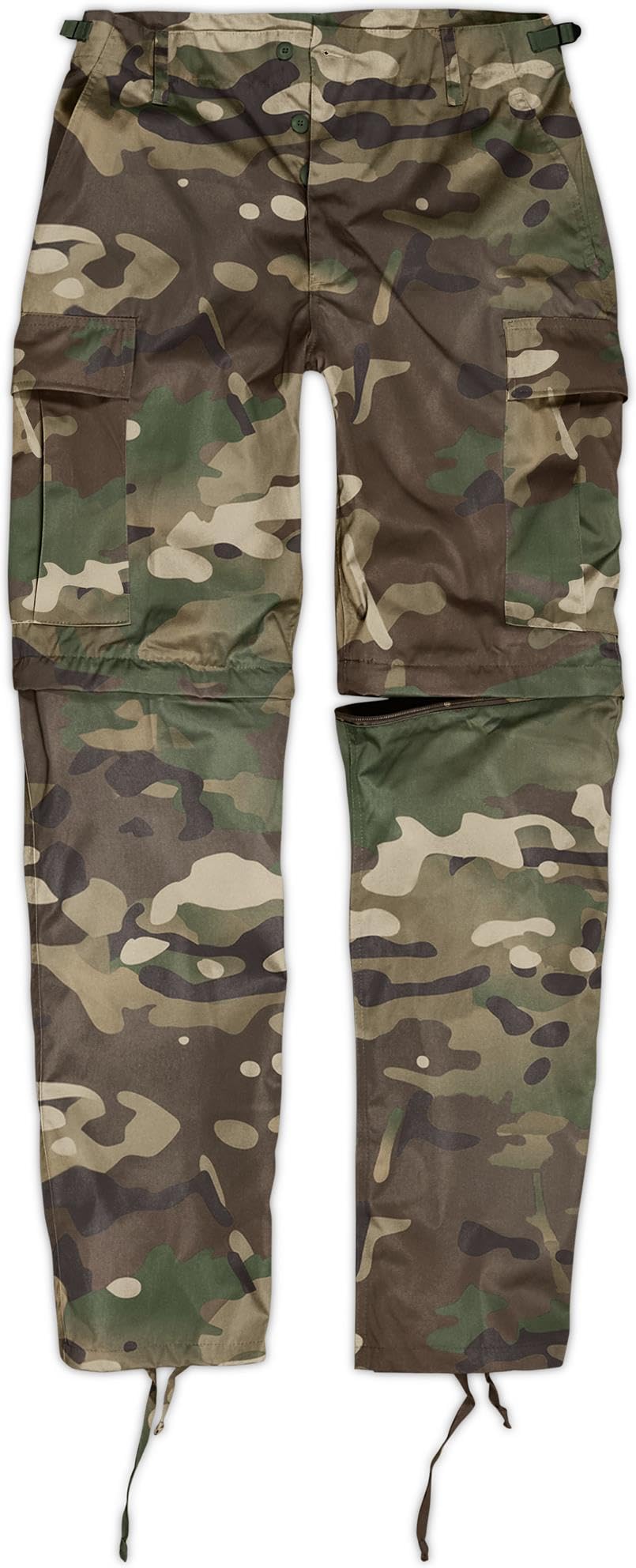 normani Zip Off BDU Feldhose mit per Reißverschluss abtrennbaren Hosenbeinen
