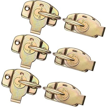 6 Sets of Align-N-Lock Table Locks, Abuff Heavy Duty Dining Training Table Buckles Connectors Great for Table Leaf, Extension Tables, Computer Workstations and Conference Tables