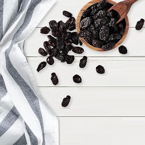 Miniatura 4 de Nuts To You - Pasas de llama secas negras frescas de 1 libra  Pasas de llama sin semillas, sin OMG, veganas, sin sulfuro, aperitivo de impulso de