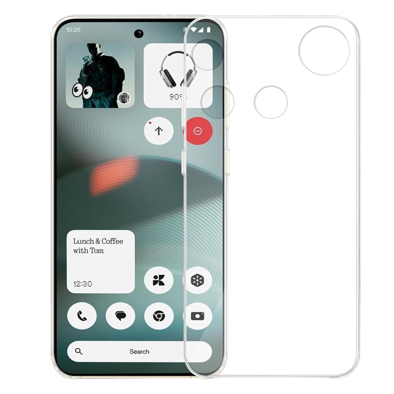Amazon Brand – Solimo for Nothing Phone 3 5G Premium Transparent Soft Silicon Crystal Clear Back Cover [Transparent]