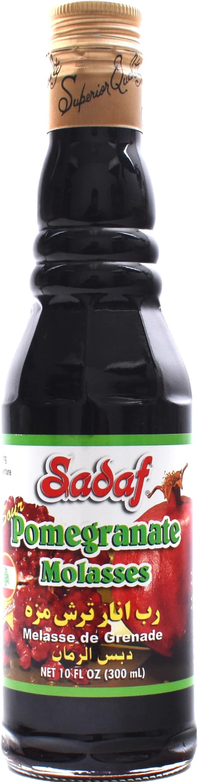 Sadaf Pomegranate Sour Molasses 10 fl oz Concentrated Premium Quality for Cooking and Dressings