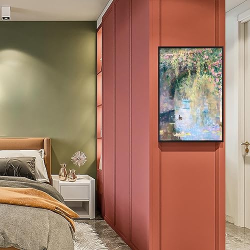 Miniatura 6 de Arte de pared estilo retro Monet estilo francés en colores pastel, arte de pared al óleo de pato francés de campo francés, póster impresionista
