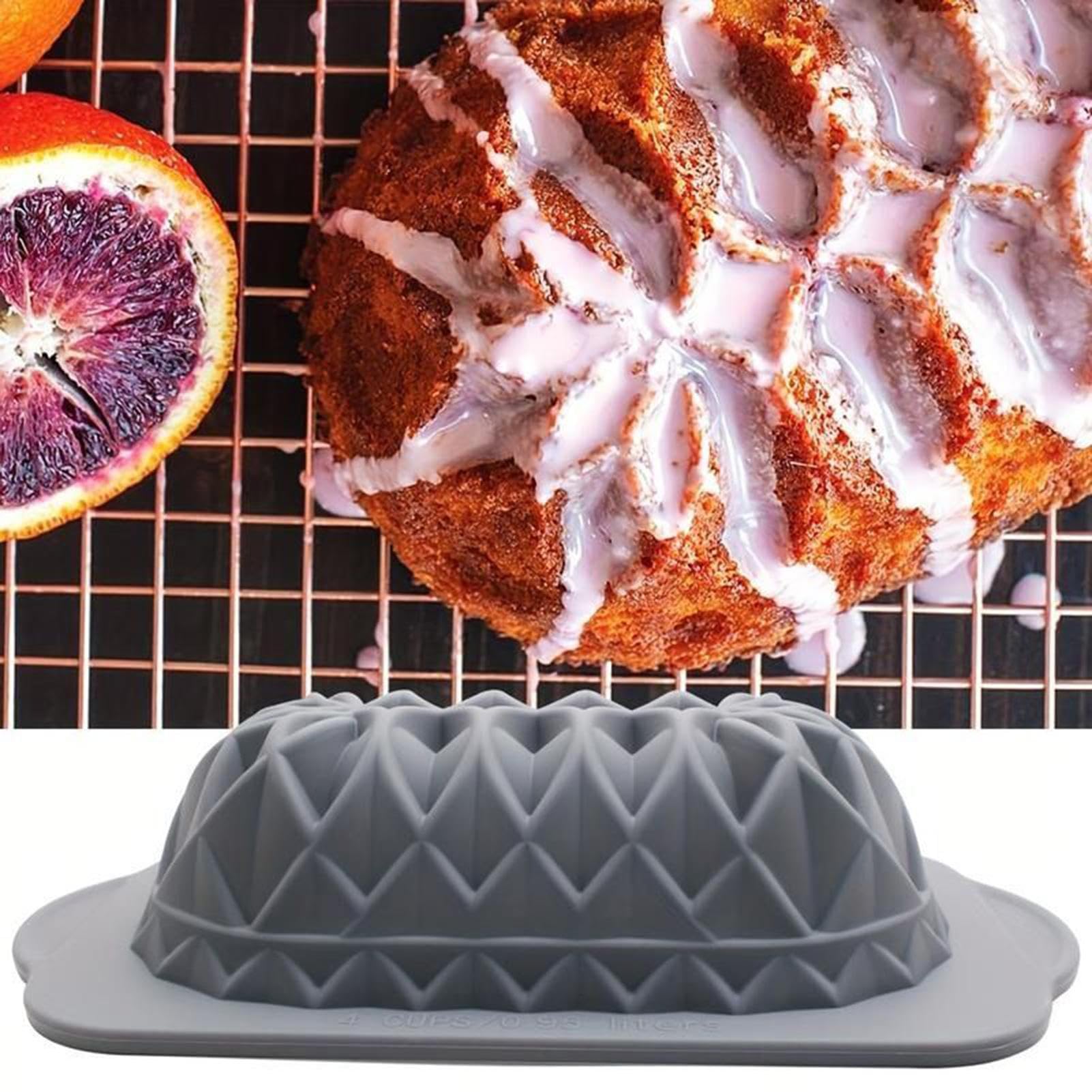 Molde Silicona Para Pan Resistente Al Horno, Reutilizable, | 4 piezas de molde de silicona para hornear pan Pasteles, brownies, pastel de carne, empanadas, lasaña, quiches,