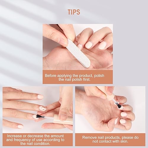 Miniatura 7 de Removedor de esmalte de uñas de gel, removedor de esmalte de gel, kit de 0.5 onzas líquidas, removedor de gel fácil y seguro para uñas en 2-5