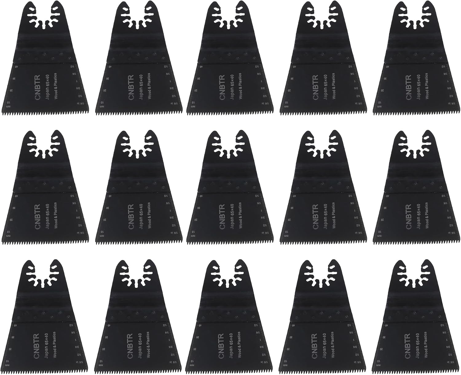 ETFBUY 15 Pcs Oscillating Scraper Tools for Industrial Processing 3.36 x 2.56 Inch