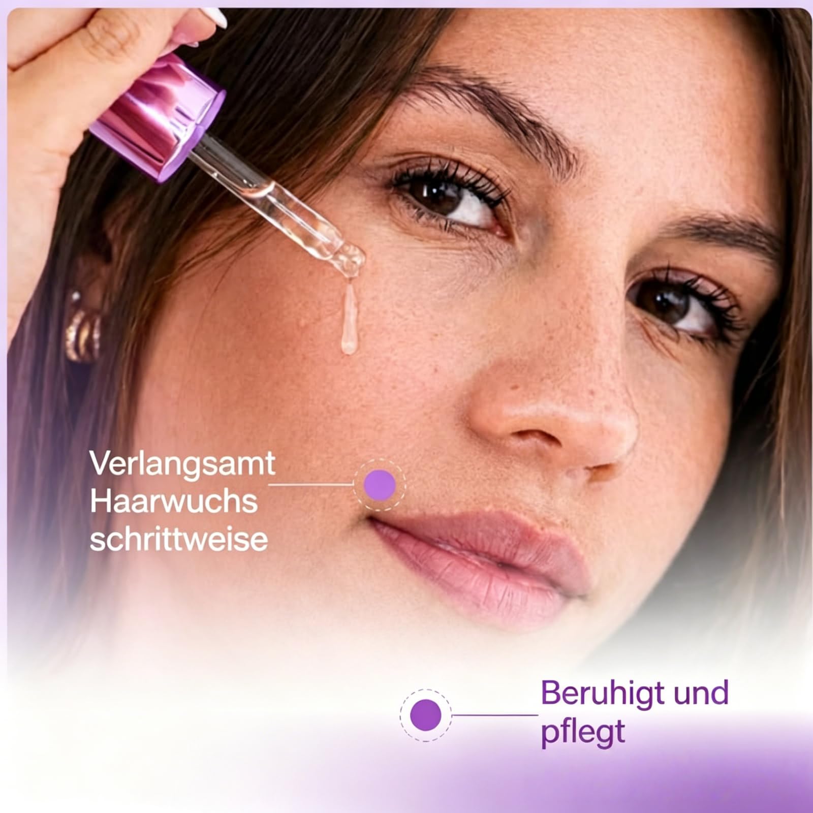 Veluna Skin Haarentfernungsöl für Frauen Gesicht Körper Feuchtigkeitsspendend (3 Stück)