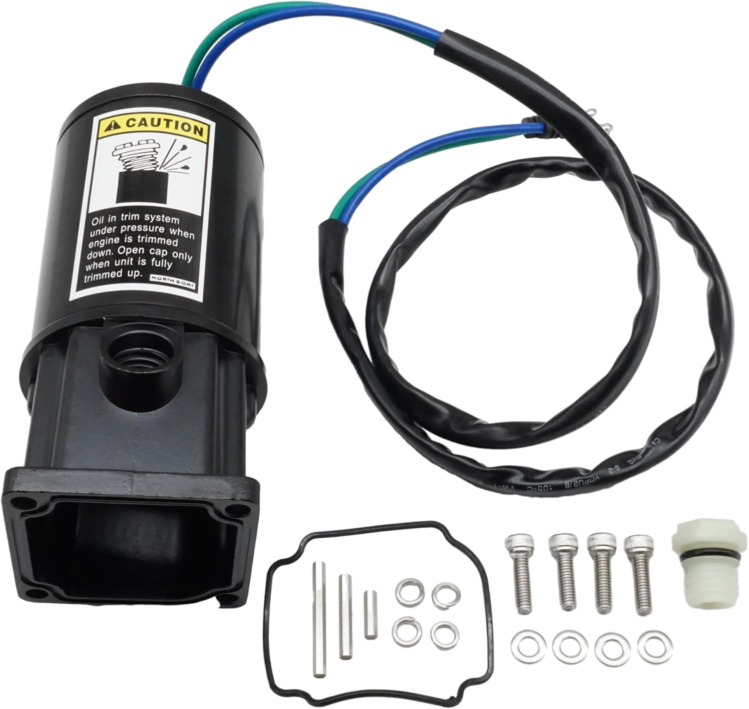 Amazon.com : NorthBoat 18-6777 Outboard Electrical Tilt Trim Motor for ...