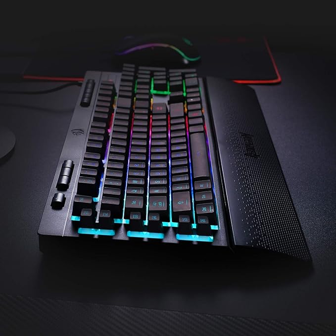 Teclado Gamer Redragon K512 Shiva RGB USB QWERTY Negro miniatura 7