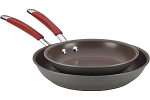 Rachael Ray Cucina Hard Anodized Nonstick Fry Pan Set
