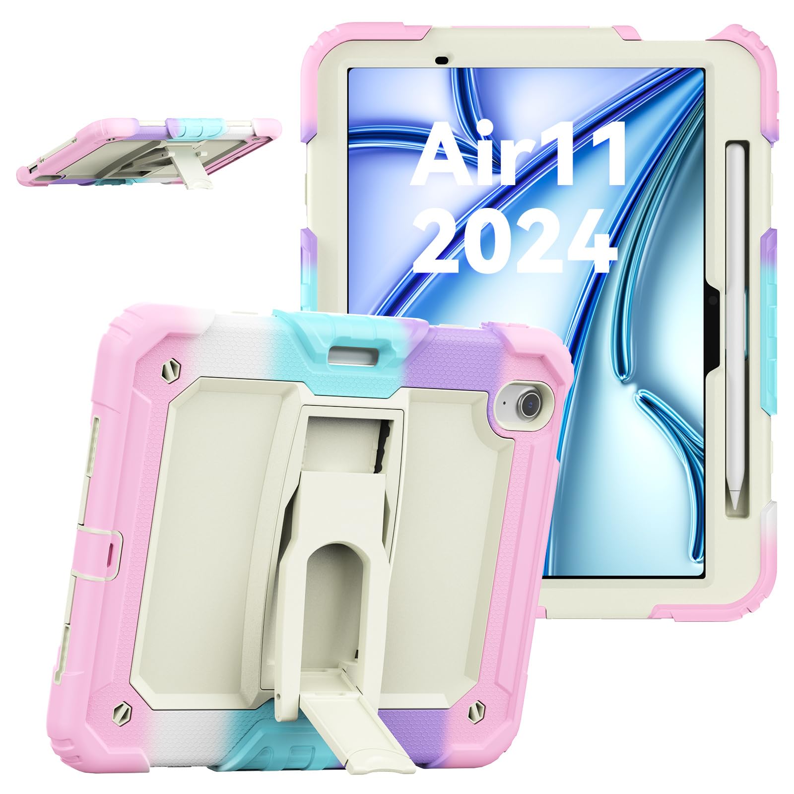 Amazon.co.jp: 「耐衝撃」iPad Air 11インチ ケース (M2、2024年New