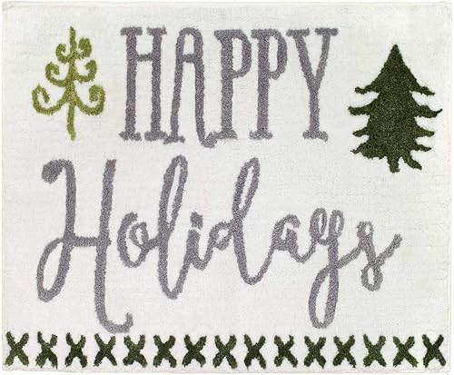 Miniatura 8 de Avanti Linens - Toalla de mano, terciopelo de algodón suave y absorbente, decoración de baño de vacaciones (colección de árboles de Navidad)