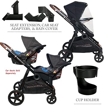 Venice Child Maverick Stroller & Bassinet (Package # 2)