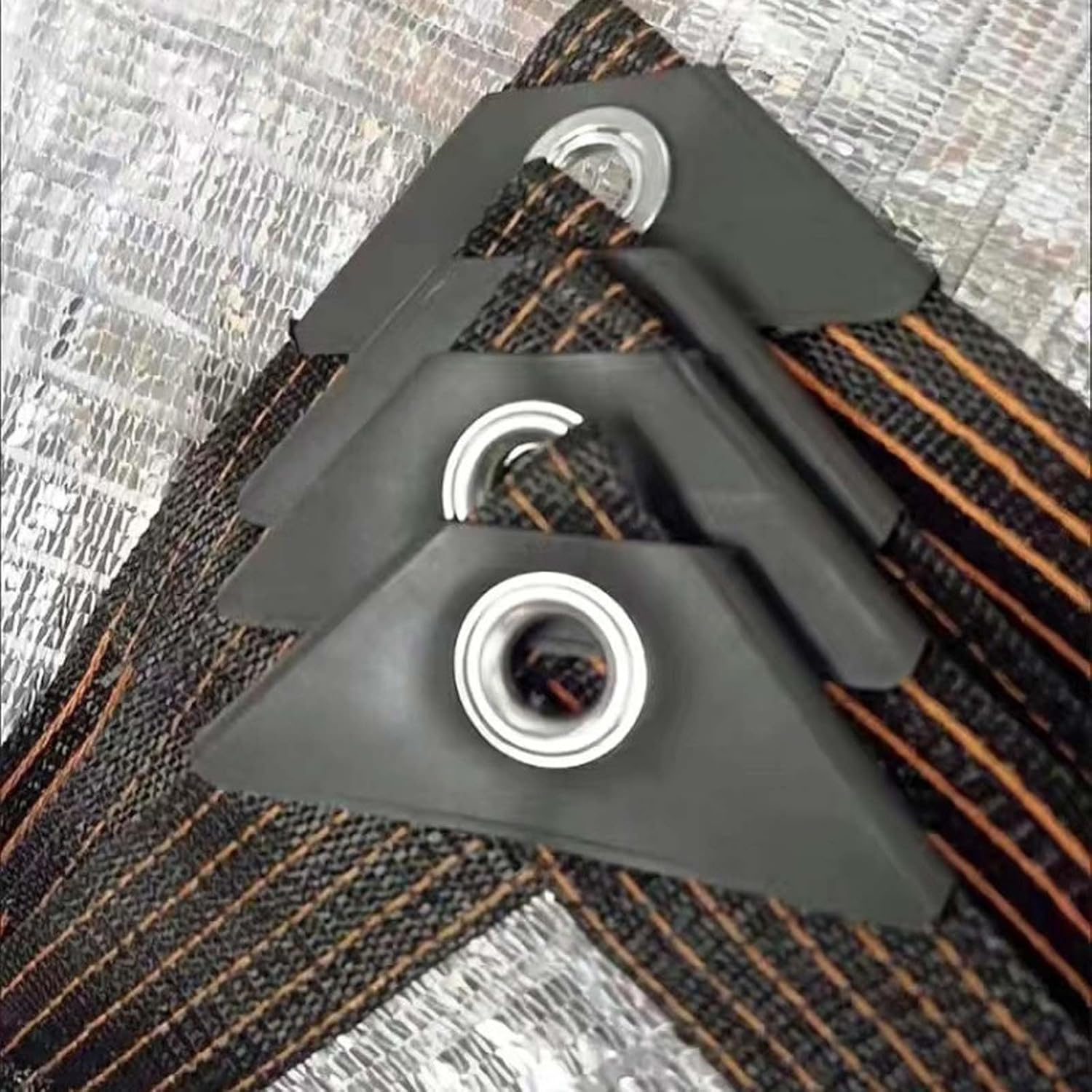 75% Aluminet Shade Cloth - UV Resistant Net 3.3'x6.6' 3.3'x13' 6.6'x6.6' 6.6'x26' 13'x13' Sun Protection Shade Netting for Greenhouse Parking Garden Yard Kennel(2x2.0m/6.6'x6.6')