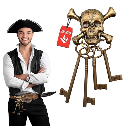 Morph Dead Man’s Jingle Skeleton Keys Gold Plastic Antique Keys