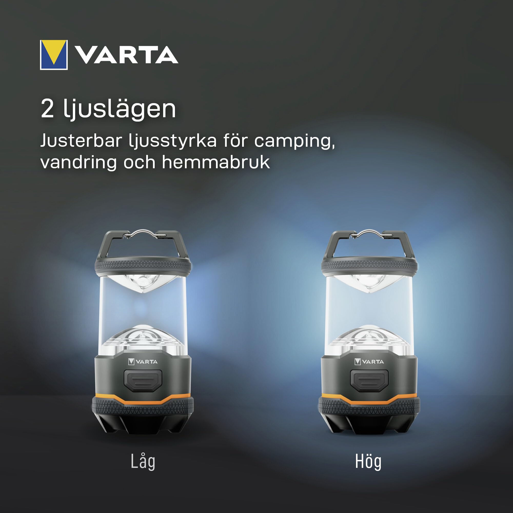 VARTA Latarka outdoorowa L10 - latarka LED z możliwością ładowania o mocy 170 lumenów, do 70 godzin pracy, stopień ochrony IP54, USB-C, do kempingu, trekkingu i sytuacji awaryjnych