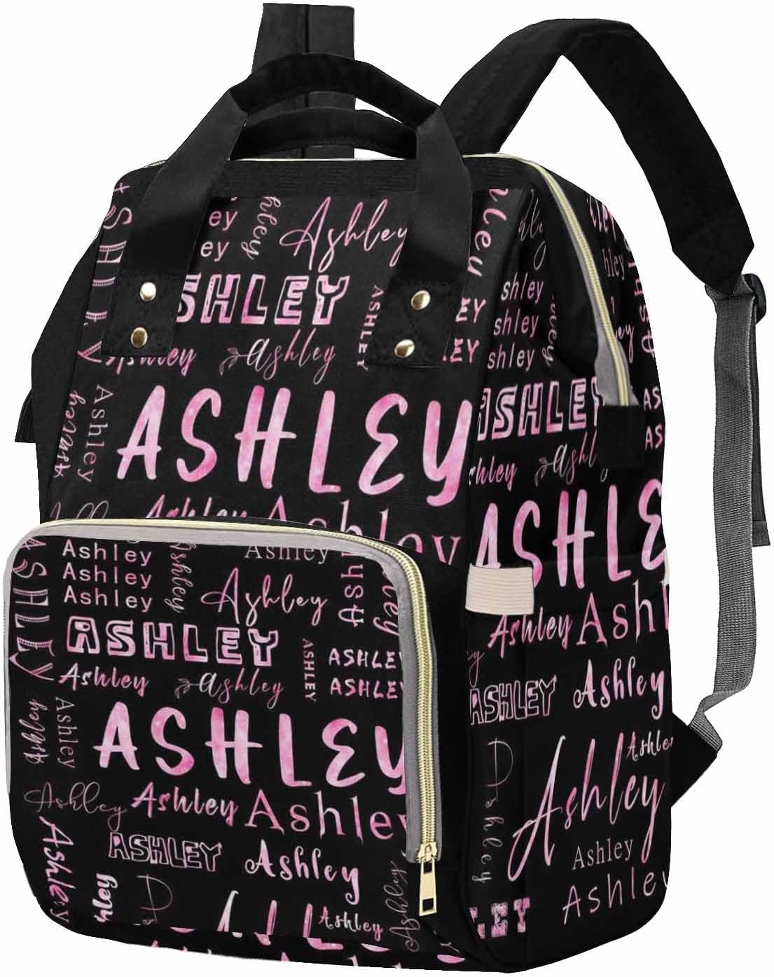 D-Story Custom Name Backpack For Mom Mommy Diaper Bag Expandable Birthday Gift Personalized Name Bag Personalized Mummy Nursing Baby Bags