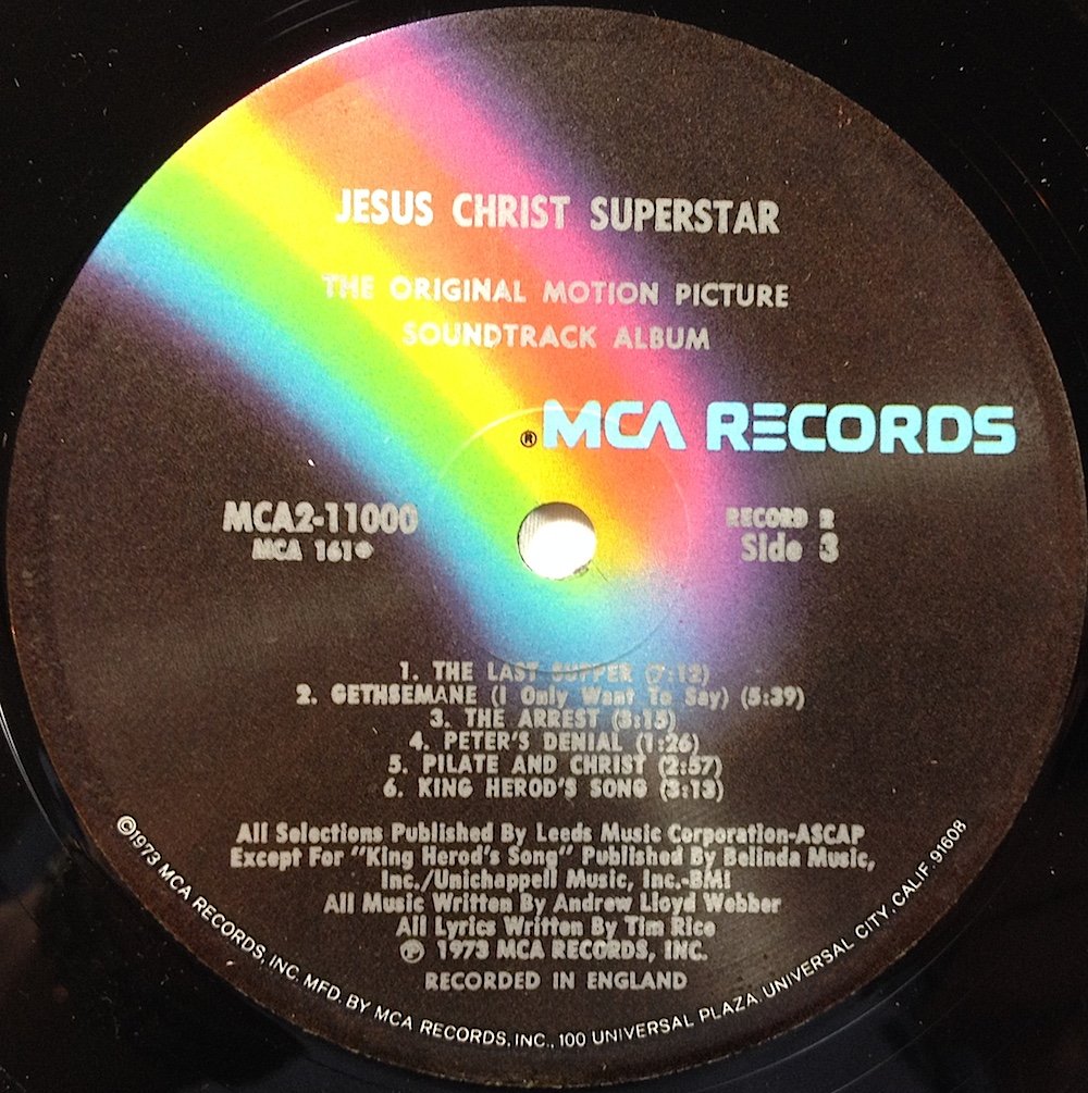 JESUS CHRIST SUPERSTAR ORIGINAL SOUNDTRACK ORIGINAL SOUNDTRACK