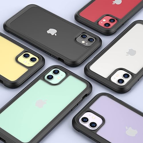Miniatura 5 de Miracase Serie de vidrio magnético para iPhone 11, funda protectora resistente de cuerpo completo con protector de pantalla de vidrio templado 9H