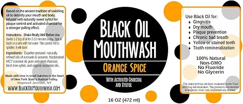 Miniatura 5 de Enjuague bucal de aceite de coco, aguacate, sésamo, dulce y delicioso, con carbón y xilitol para extracción de aceite, enjuague bucal de aceite