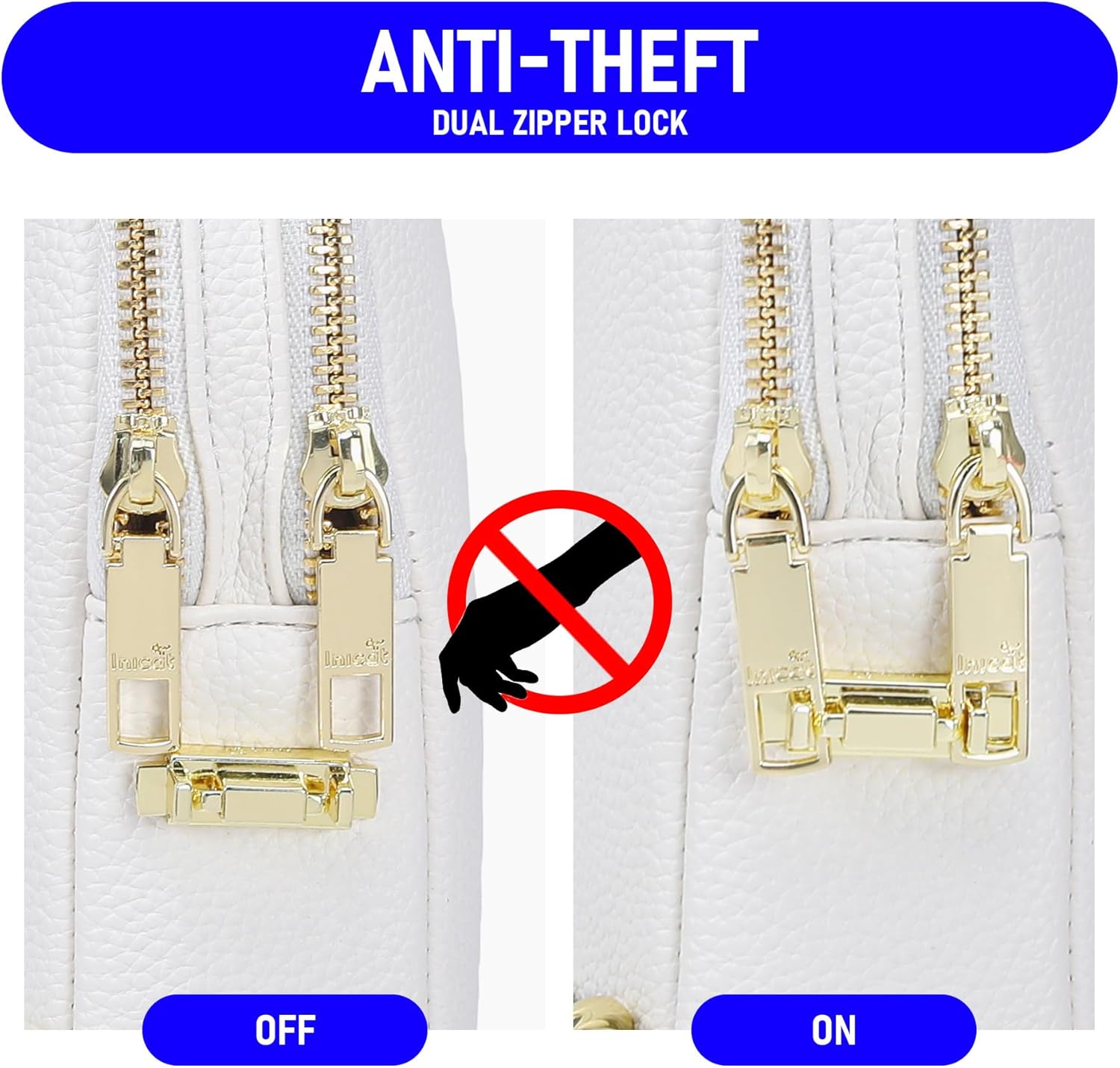 INICAT Small Sling Bag for Women Everyday & Travel Crossbody Bags Lightweight Cross Body Purses Vegan Leather