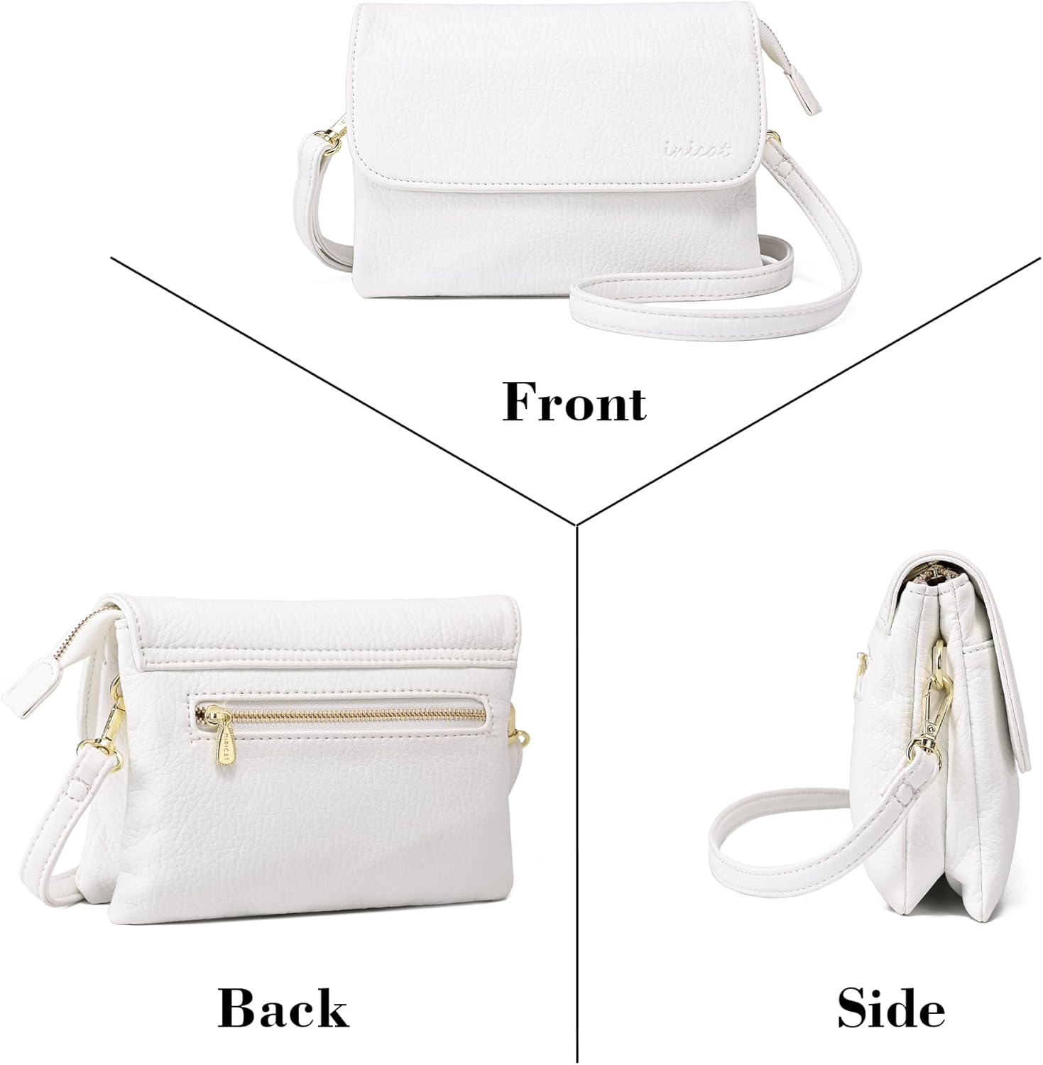 MINICAT RFID Blocking Small Crossbody Bags for Women Vegan Leather Mini Travel Purses Cell Phone Purse Cross Body Bag - Image 7