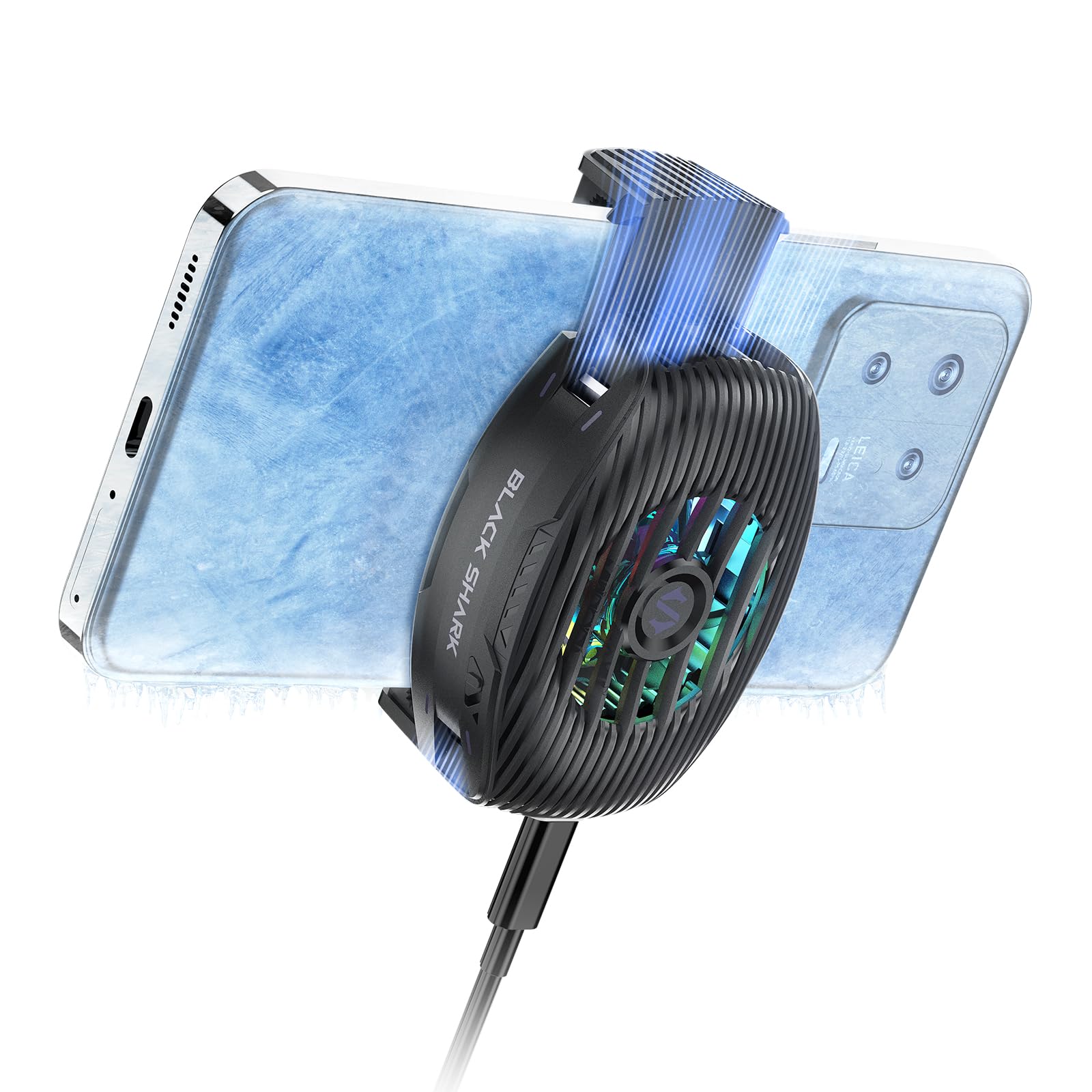 未使用品！ BLACK SHARK FUNCOOLER 5 ブラックシャーク 黒 Black Shark FunCooler Proレビュー！気になる冷却性能やLED