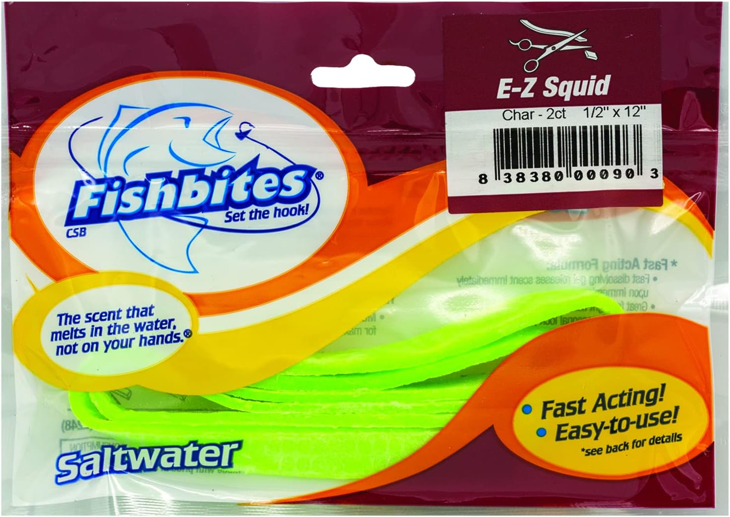 Fishbites EZ Squid - Fast Acting