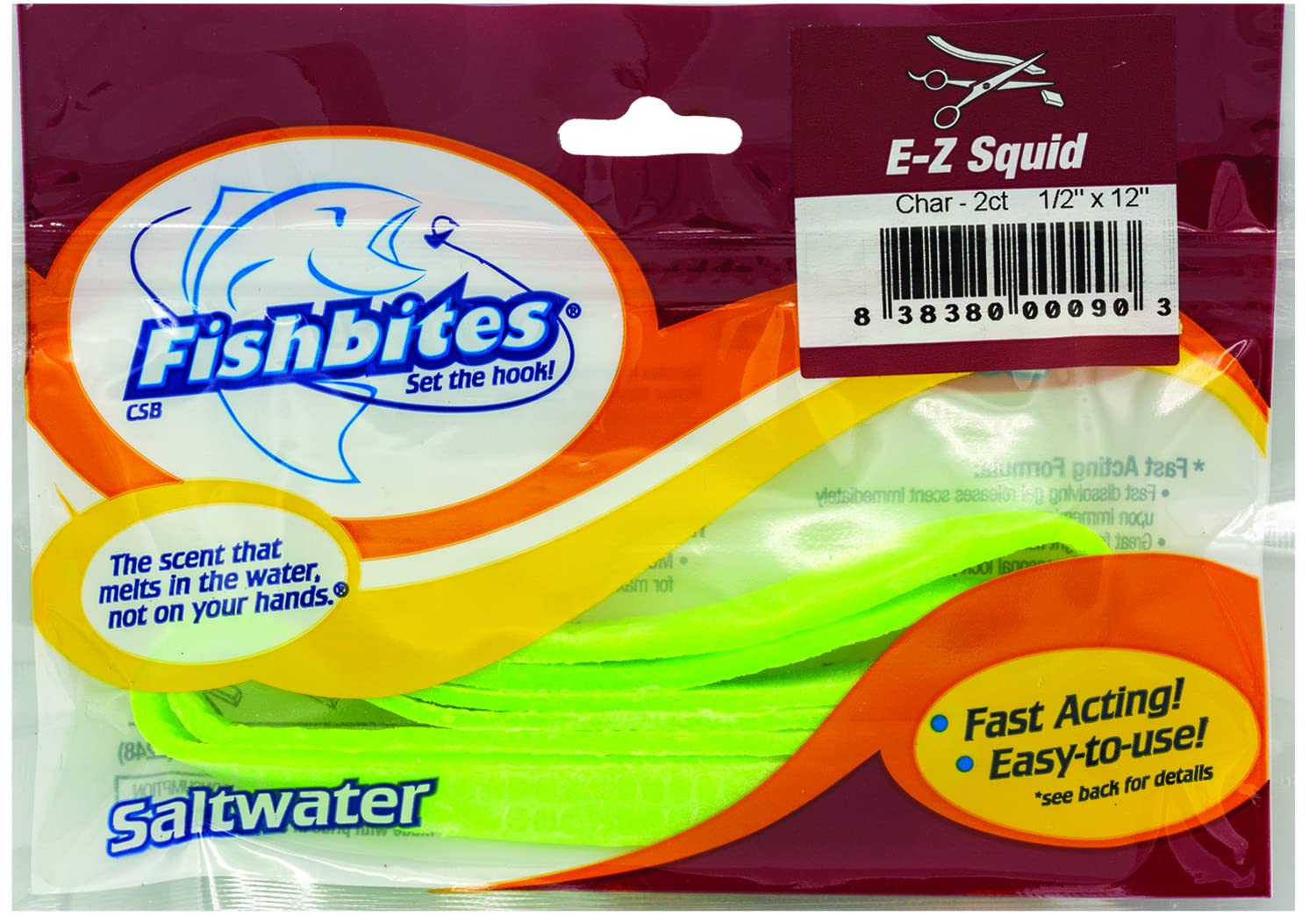 Fishbites EZ Squid - Fast Acting