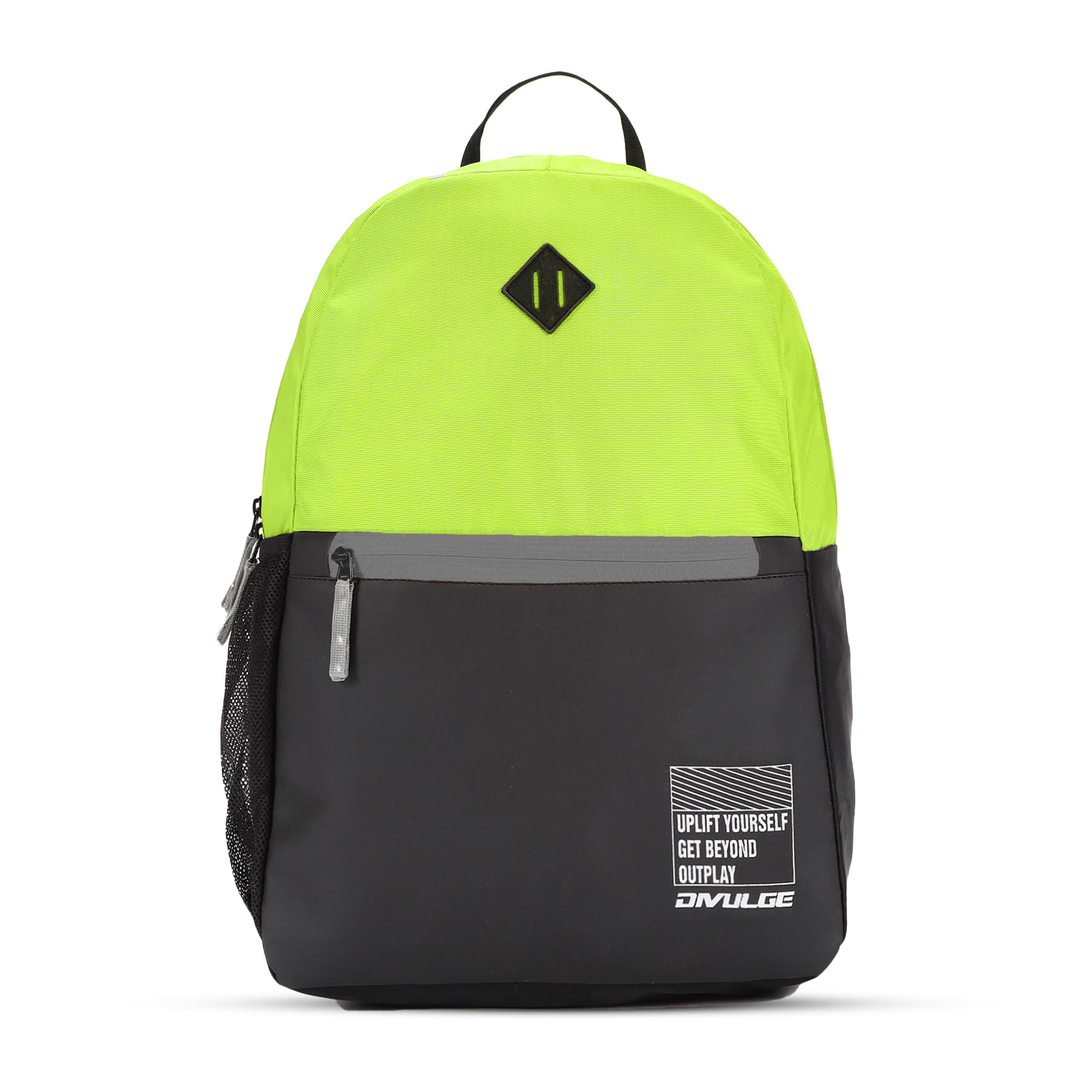 DIVULGE Coral 24 Liters Large Neon Casual Backpack with Laptop sleeve, Front Pocket and Water Bottle Pouch (Neon) (B0CNVVPW2W) Amazon Price History, Amazon Price Tracker
