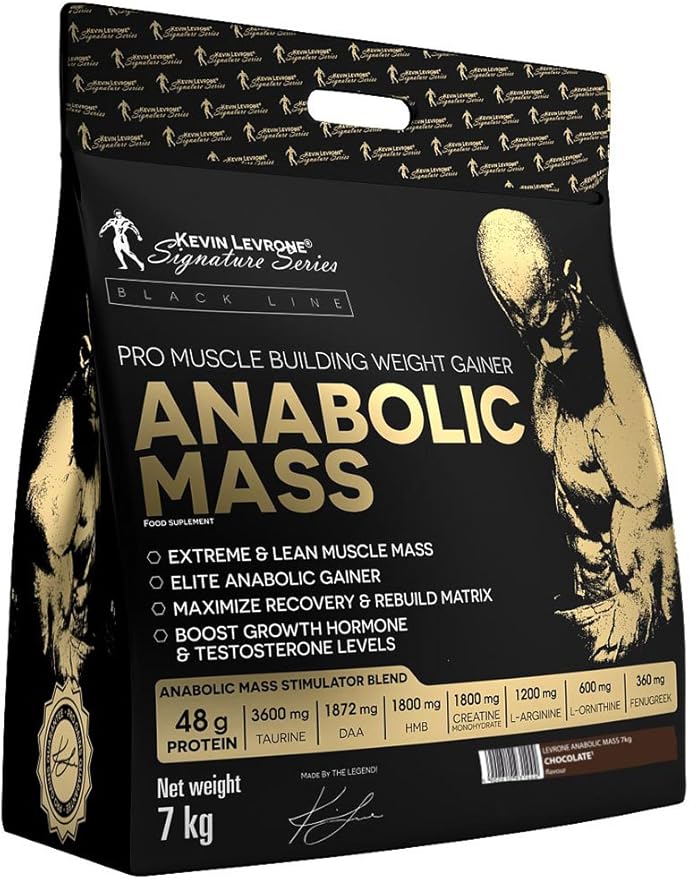 Kevine Levrone Signature Series Anabolic Mass 7kg Muscle Building Weight Gainer Extreme Lean Muscle Mass Vanilla Amazon Co Uk Health Personal Care