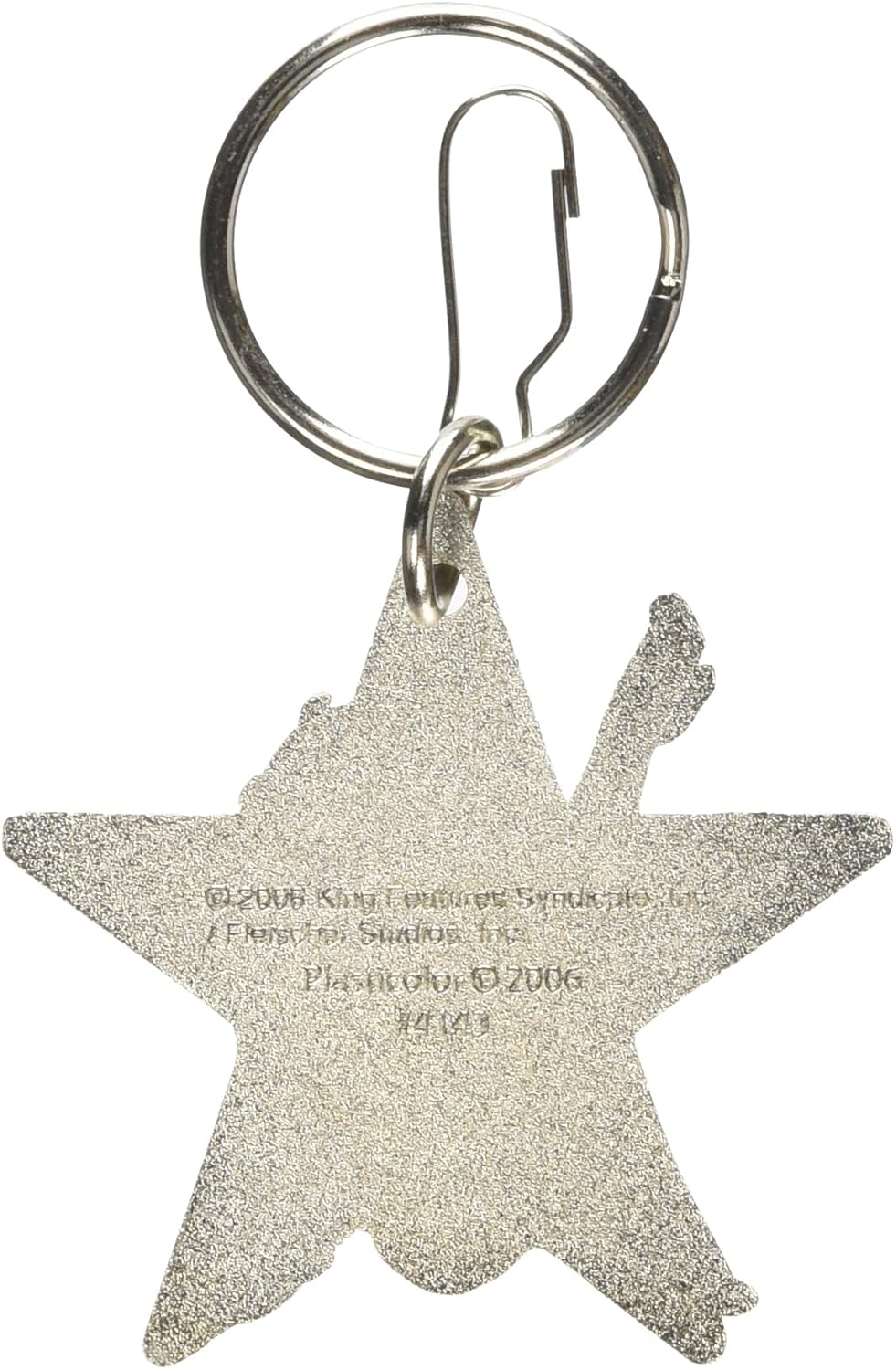 Plasticolor-004143R01 Betty Boop Star Enamel Key Chain, Red and Black : PlastiColor: Clothing, Shoes & Jewelry