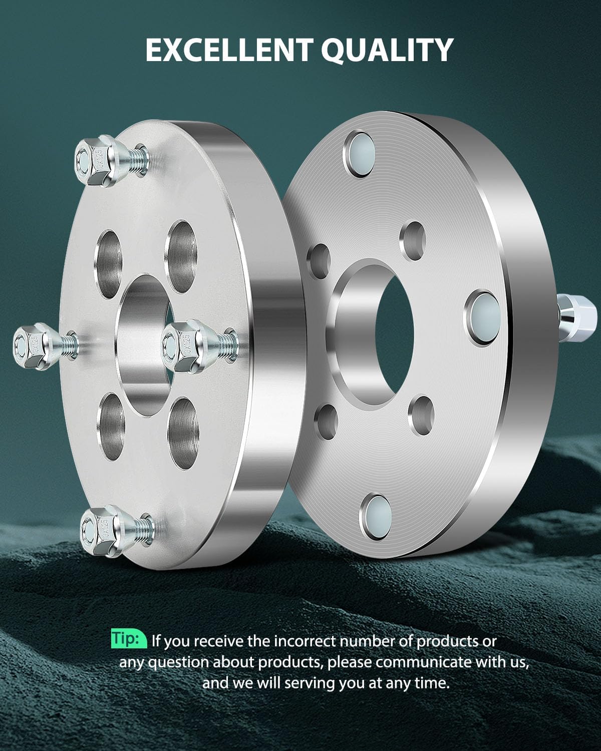 SCITOO 1 inch Wheel Adapters 4x4 to 4x156 with 10x1.25 64mm 4 Lug Wheel Adapters Compatible with 1995-1998 for Magnum 425 1999-2003 for Magnum 500 2008-2010 for Outlaw 450 Wheel Spacers 2Pcs