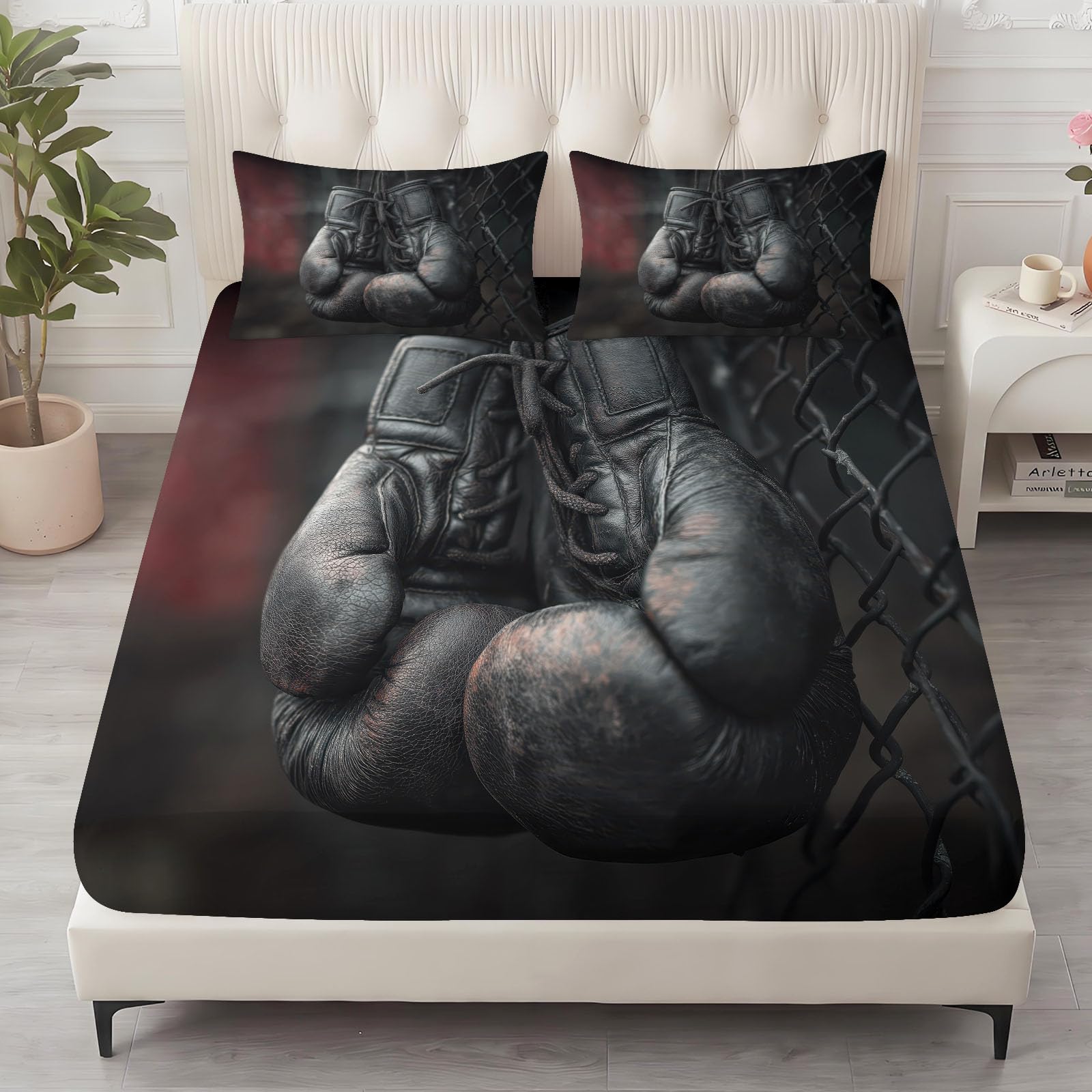 Lenzuolo con angoli elasticizzati, 90 x 200 cm, moderno e sportivo
