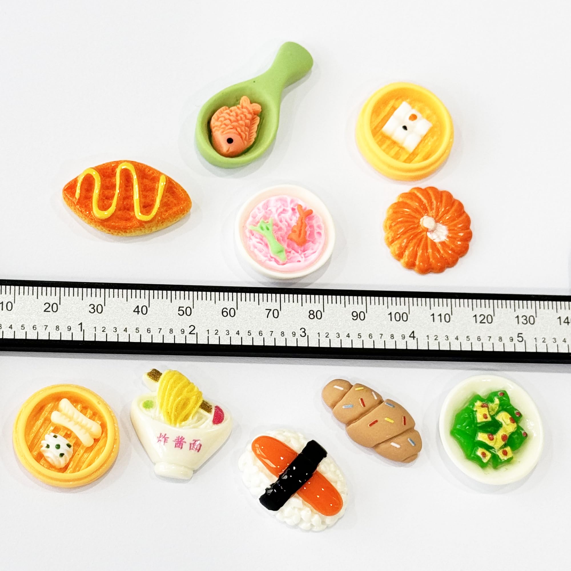 COOSLIM Kawaii Nail Charms, 10 Pcs Slime Charms Bulk, Candy Charms for Acrylic Nails, Cute Flatback Resin Charms for DIY Crafts Making, Ornament Scrapbooking