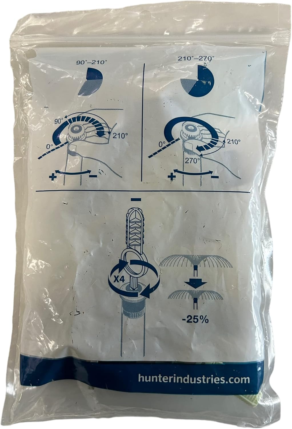 Pack of 10 pcs, Hunter Sprinkler, MP Rotator Nozzle, MPSS530, 5x30 ft Pattern, 5'x30' Side Strip