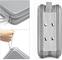 Vista 9 de Funda para CD, capacidad para 40 unidades, para CD/DVD, cartera, de plástico duro, DVD, para coche, hogar, oficina, viajes (negro)